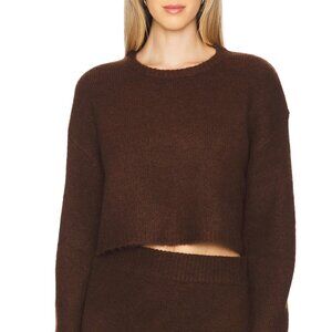 Astr Clarissa Sweater Brown Size Medium